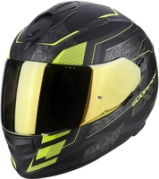 Scorpion Exo 510 Air Galva Helmet,  black-yellow,  Size S,  black-yellow,  Size S
