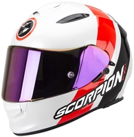 Scorpion Exo 510 Air Hero Helmet,  black-white-red,  Size XS,  black-white-red,  Size XS
