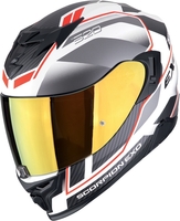Scorpion EXO 520 Air Lena Helmet,  black-white-red,  Size XS for Men