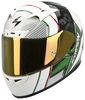 Scorpion Exo 710 Air Crystal Helmet,  white-red-green,  Size S,  white-red-green,  Size S