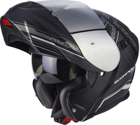 Scorpion Exo 920 Satellite Helmet,  black-silver,  Size XS 54 55,  black-silver,  Size XS 54 55