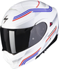 Scorpion EXO 930 Multi Helmet,  white-red-blue,  Size L,  white-red-blue,  Size L