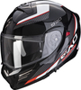 Scorpion EXO 930 Navig Helmet,  black-grey-red,  Size 2XL,  black-grey-red,  Size 2XL