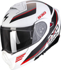 Scorpion EXO 930 Navig Helmet,  black-white,  Size 2XL,  black-white,  Size 2XL