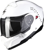Scorpion EXO 930 Shot Helmet,  black-white,  Size L,  black-white,  Size L