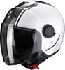 Scorpion Exo City Avenue Jet Helmet,  black-white,  Size 2XL,  black-white,  Size 2XL