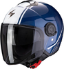 Scorpion Exo City Avenue Jet Helmet,  white-blue,  Size L,  white-blue,  Size L