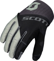 Scott 450 Angled Regular Motocross Gloves,  black-grey,  Size L,  black-grey,  Size L