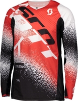 Scott 450 Noise Motocross Jersey,  black-red,  Size XL,  black-red,  Size XL