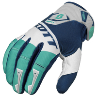 Scott 450 Podium Glove,  green-blue,  Size S,  green-blue,  Size S