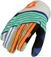 Scott 450 Podium Motocross Gloves,  blue-orange,  Size 2XL,  blue-orange,  Size 2XL