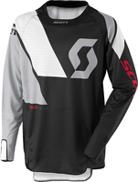 Scott 450 Podium Motocross Jersey 2017,  black-white,  Size L,  black-white,  Size L