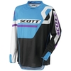Scott 450 Track Motocross Jersey,  black-blue,  Size XL,  black-blue,  Size XL