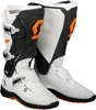 Scott 550 Motocross Boots,  white-orange,  Size 41,  white-orange,  Size 41