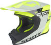 Scott 550 Woodblock ECE Motocross Helmet,  grey-yellow,  Size 2XL,  grey-yellow,  Size 2XL