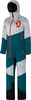 Scott Back-X Dryo Ladies One Piece Snowmobile Suit,  grey-blue,  Size XL for Women