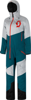 Scott Back-X Dryo Ladies One Piece Snowmobile Suit,  grey-blue,  Size XL for Women