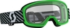 Scott Buzz Kids Motocross Goggles,  green,  green,  Size One Size