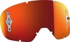Scott Buzz MX Works Chrome Replacement Lens,  orange