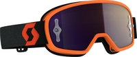 Scott Buzz Pro Chrome Kids Motocross Goggles,  black-orange