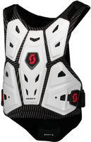 Scott Commander 2 Chest Protector,  white-red,  Size XL,  white-red,  Size XL