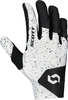 Scott Compete Caviar Black Motocross Gloves,  black-white,  Size L for Men