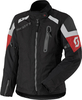 Scott Definit Pro DP Ladies Motorcycle Textile Jacket,  black-red,  Size 40 for Women,  black-red,  Size 40 for Women