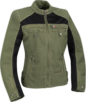 Segura Vanda Ladies Motorcycle Textile Jacket,  green-brown,  Size XL for Women,  green-brown,  Size XL for Women