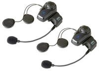 Sena SMH10 Bluetooth Headset Double Pack,  black