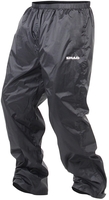 SHAD BLACK RAIN PANTS SZ S,  black