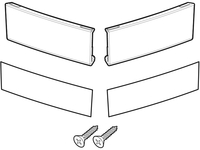 SHAD SET REFLECTOR WHITE R/L SH23,  white