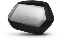 Shad SH35 Side Cases,  black-silver,  black-silver