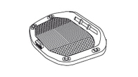 SHAD SH37 TOP CASE PLATE,  Size 40 cm,  Size 40 cm