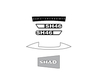 SHAD SH46 "SHAD" STICKERS