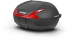 Shad SH47 Red Reflector Topcase,  black,  black