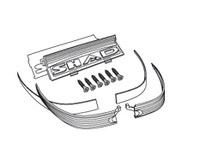 SHAD SH50 RED REFLECTOR