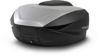 Shad SH59X Topcase,  black-silver,  black-silver