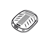 SHAD TOP CASE PLATE SH26,  SH29