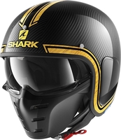 Shark-S-Drak Vinta Jet Helmet,  yellow,  Size 2XL,  yellow,  Size 2XL