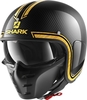 Shark-S-Drak Vinta Jet Helmet,  yellow,  Size M,  yellow,  Size M