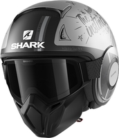 Shark Street-Drak Tribute RM Jet Helmet,  grey,  Size S,  grey,  Size S