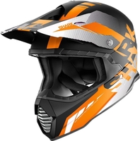 Shark Varial Anger Motocross Helmet,  black-orange,  Size M,  black-orange,  Size M