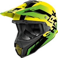 Shark Varial Anger Motocross Helmet,  green-yellow,  Size 2XL,  green-yellow,  Size 2XL