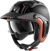 Shark X-Drak 2 Hister Jet Helmet,  black-orange,  Size M,  black-orange,  Size M