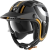 Shark X-Drak 2 Thrust R Jet Helmet,  black-yellow,  Size M,  black-yellow,  Size M