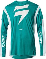 Shift 3Lack Label Race 1 Motocross Jersey,  white-green,  Size XL,  white-green,  Size XL