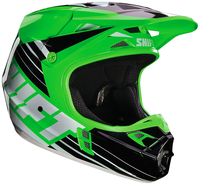 Shift V1 Assault Race Motocross Helmet,  green,  Size 2XL,  green,  Size 2XL