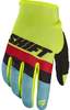 Shift WHIT3 Air Motocross Gloves,  yellow,  Size 2XL,  yellow,  Size 2XL