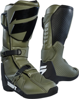 Shift WHIT3 Motocross Boots,  green,  Size 47 48,  green,  Size 47 48