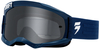 Shift WHIT3 Non Mirrored Motocross Goggles,  blue,  blue